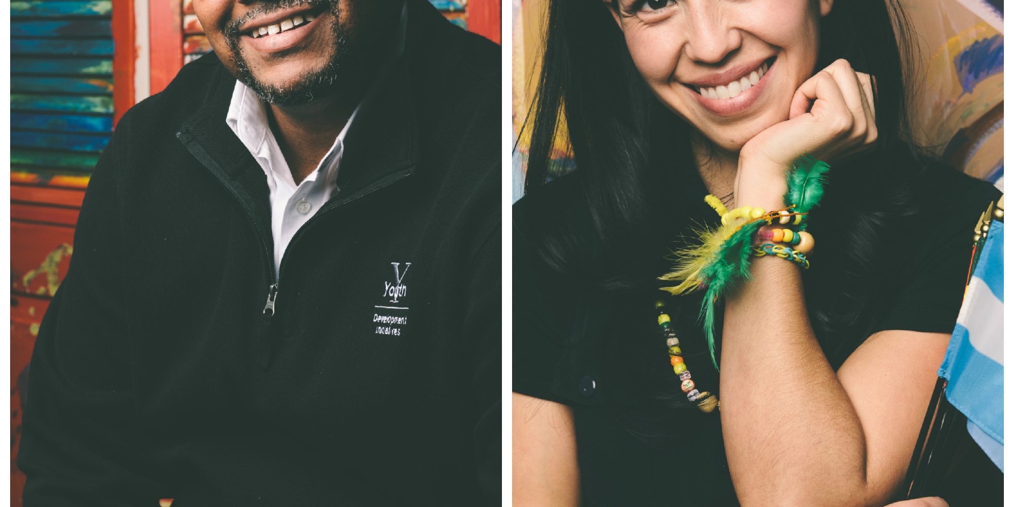 Darryl Bego (L) of YDI and Sil Ganzo (R) of ourBRIDGE