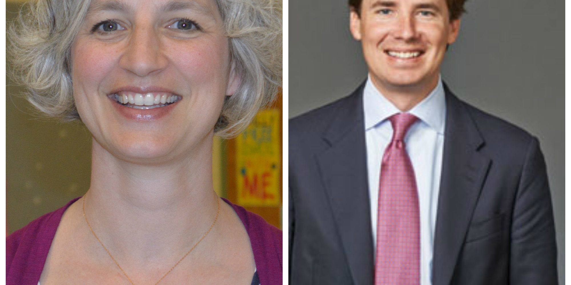 Jennifer Davis-Martin and David Webb, SVP Charlotte Board members